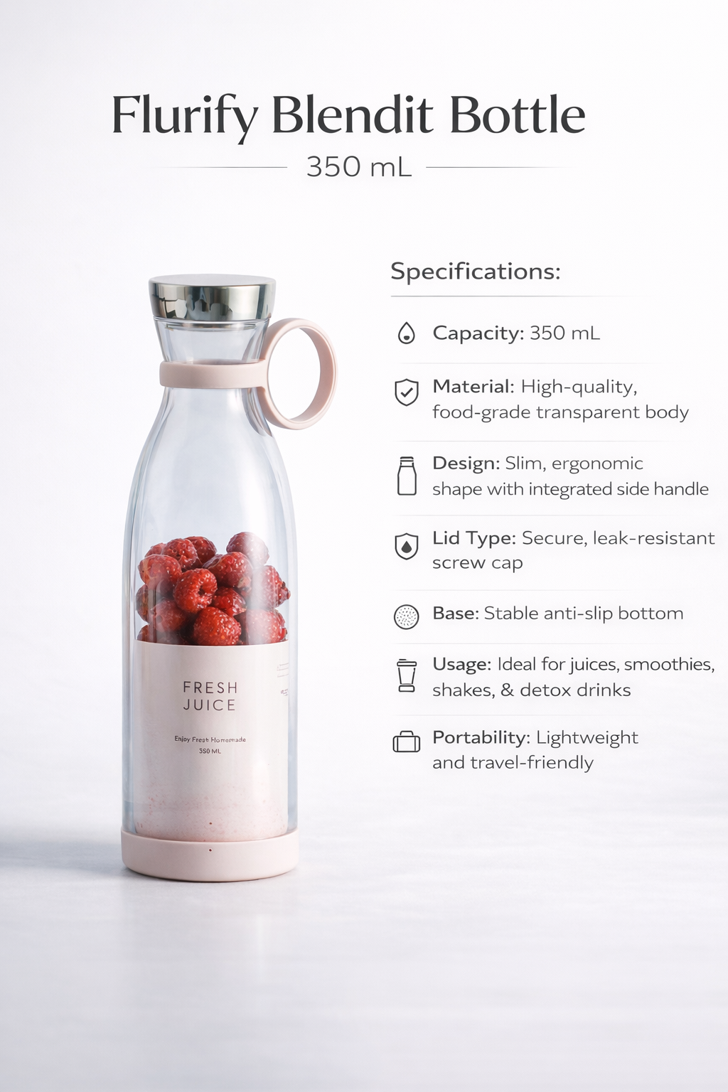 Portable Mini Juice Blender